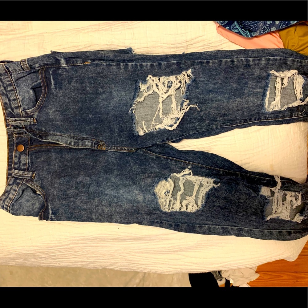 Fashion Nova Ripped Jeans